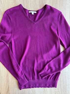 Cashmere Merino Purple Sweater